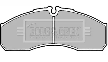 Комплект тормозных колодок, дисковый тормоз BORG & BECK купить