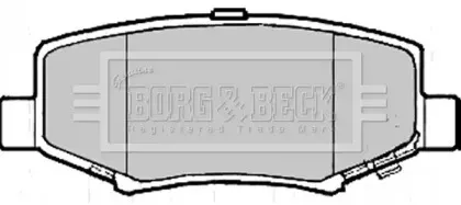 Комплект тормозных колодок, дисковый тормоз BORG & BECK купить
