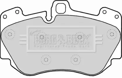 Комплект тормозных колодок, дисковый тормоз BORG & BECK купить