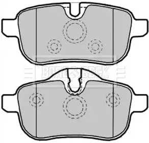 Комплект тормозных колодок, дисковый тормоз BORG & BECK купить