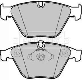 Комплект тормозных колодок, дисковый тормоз BORG & BECK купить
