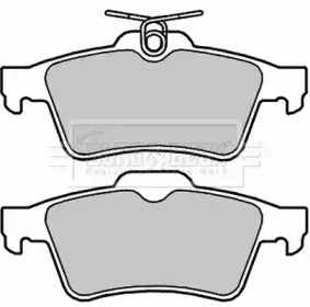 Комплект тормозных колодок, дисковый тормоз BORG & BECK купить