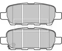 Комплект тормозных колодок, дисковый тормоз BORG & BECK купить