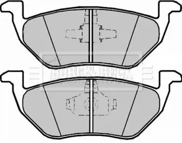 Комплект тормозных колодок, дисковый тормоз BORG & BECK купить