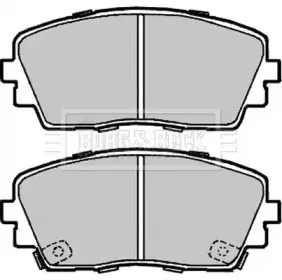 Комплект тормозных колодок, дисковый тормоз BORG & BECK купить
