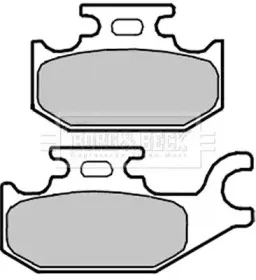 Комплект тормозных колодок, дисковый тормоз BORG & BECK купить