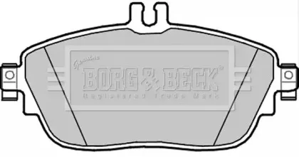 Комплект тормозных колодок, дисковый тормоз BORG & BECK купить