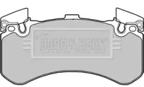 Комплект тормозных колодок, дисковый тормоз BORG & BECK купить