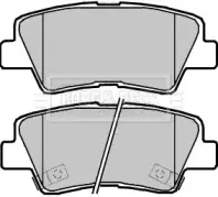 Комплект тормозных колодок, дисковый тормоз BORG & BECK купить