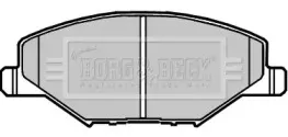 Комплект тормозных колодок, дисковый тормоз BORG & BECK купить