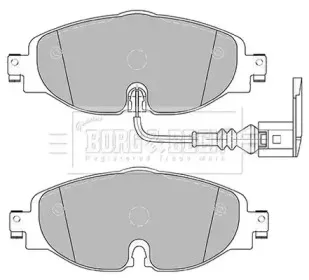 Комплект тормозных колодок, дисковый тормоз BORG & BECK купить