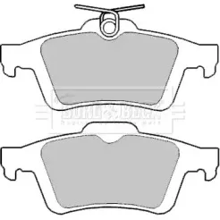 Комплект тормозных колодок, дисковый тормоз BORG & BECK купить
