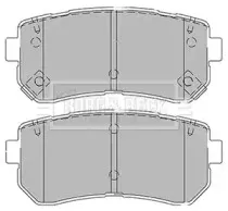 Комплект тормозных колодок, дисковый тормоз BORG & BECK купить