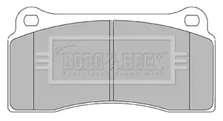 Комплект тормозных колодок, дисковый тормоз BORG & BECK купить
