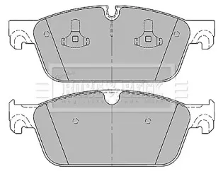 Комплект тормозных колодок, дисковый тормоз BORG & BECK купить