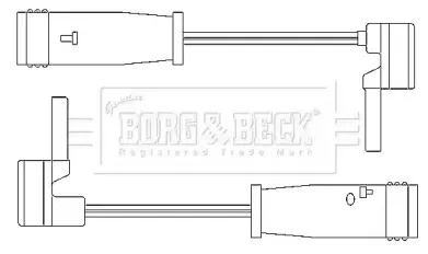 Сигнализатор, износ тормозных колодок BORG & BECK купить