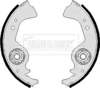 Комплект тормозных колодок BORG & BECK купить