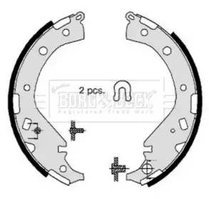 Комплект тормозных колодок BORG & BECK купить