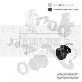 Рукав воздухозаборника, воздушный фильтр BORG & BECK купить