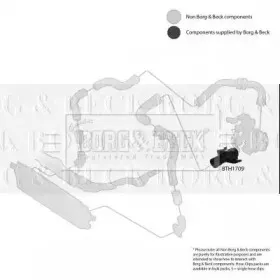 Трубка нагнетаемого воздуха BORG & BECK купить