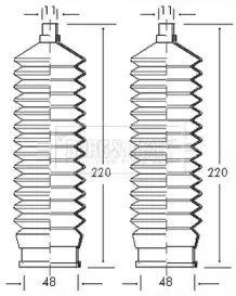 Пыльник, рулевое управление BORG & BECK купить