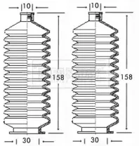 Пыльник, рулевое управление BORG & BECK купить