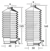Пыльник, рулевое управление BORG & BECK купить