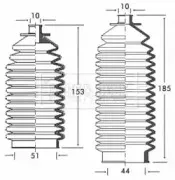 Пыльник, рулевое управление BORG & BECK купить
