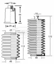 Пыльник, рулевое управление BORG & BECK купить