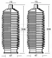 Пыльник, рулевое управление BORG & BECK купить