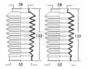 Пыльник, рулевое управление BORG & BECK купить