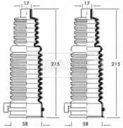 Пыльник, рулевое управление BORG & BECK купить