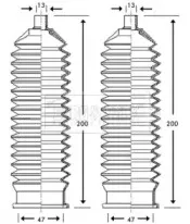 Пыльник, рулевое управление BORG & BECK купить