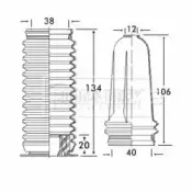 Пыльник, рулевое управление BORG & BECK купить