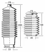 Пыльник, рулевое управление BORG & BECK купить