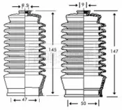 Пыльник, рулевое управление BORG & BECK купить