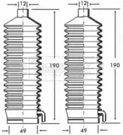 Пыльник, рулевое управление BORG & BECK купить