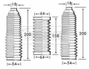 Пыльник, рулевое управление BORG & BECK купить
