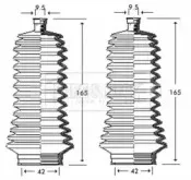 Пыльник, рулевое управление BORG & BECK купить