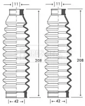 Пыльник, рулевое управление BORG & BECK купить