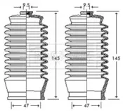 Пыльник, рулевое управление BORG & BECK купить