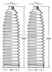 Пыльник, рулевое управление BORG & BECK купить
