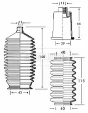 Пыльник, рулевое управление BORG & BECK купить