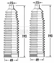 Пыльник, рулевое управление BORG & BECK купить