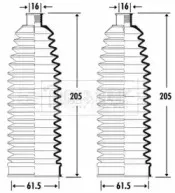 Пыльник, рулевое управление BORG & BECK купить