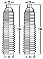 Пыльник, рулевое управление BORG & BECK купить