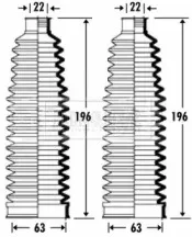 Пыльник, рулевое управление BORG & BECK купить