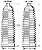 Пыльник, рулевое управление BORG & BECK купить