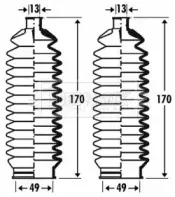 Пыльник, рулевое управление BORG & BECK купить