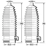 Пыльник, рулевое управление BORG & BECK купить